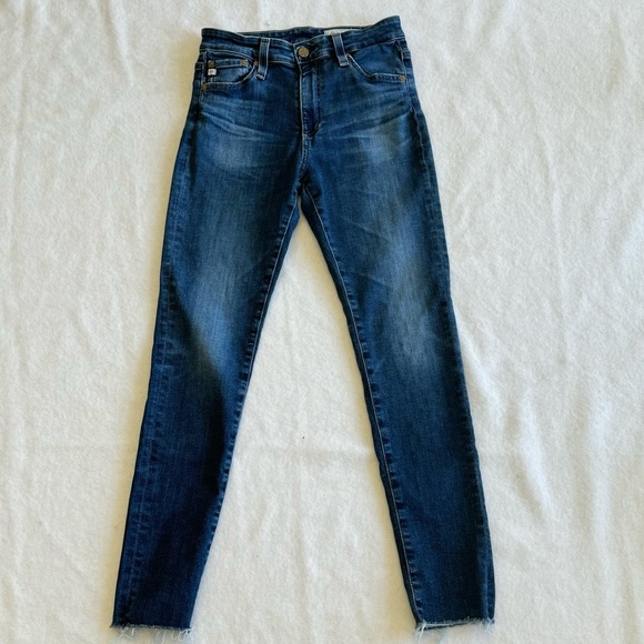 AG Adriano Goldschmied Skinny Blue Jeans Stretchy Size 26R - Picture 5 of 11